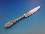 Rose Point by Wallace Sterling Silver Steak Knife Serrated HHWS Custom 8 1/2"