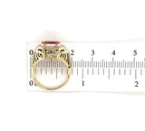 1.09ct Genuine Natural Citrine 10k Yellow Gold Filigree Ring Jewelry (#J5754)