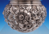Repousse by Davis and Galt Sterling Silver Tea Caddy #6 3" x 3 1/4" (#9113)