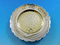 Lap Over Edge Acid Etched by Tiffany Sterling Silver Aesthetic Butter Pats #0058