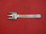 James Fox Indigenous Sterling Silver Cold Meat Fork Hand Wrought Hammered 8 3/4"