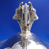 Gorham Sterling Silver Vegetable Bowl Covered with 3-D Bull Finial Lions (#8778)