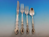 Grandeur by Heirloom Oneida Sterling Silver Flatware Set for 12 Service 80 pcs