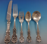 Francis I Reed & Barton Sterling Silver Dinner Flatware Set Service 62 Pcs Old