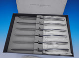 Classique by Gorham Sterling Silver Steak Knife Set 6pc in Orig Box 9 1/4" #8902