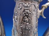 Tiffany & Co. Sterling Silver Demitasse Pot Women Cherubs  Roses Bird (#8411)