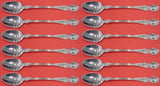 Violet by Wallace Sterling Silver Iced Tea Spoon Set 12 pieces 7"