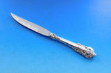 Grande Baroque Wallace Sterling Silver Steak Knife Set 4-pc Original Bevel 9 3/8