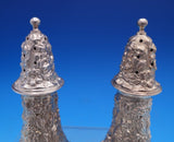 Rose by Stieff Sterling Silver Salt and Pepper Shaker Set 2pc #12 (#7893)