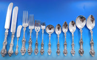 Old Orange Blossom by Alvin Sterling Silver Flatware Set 8 Service 114 pc Dinner