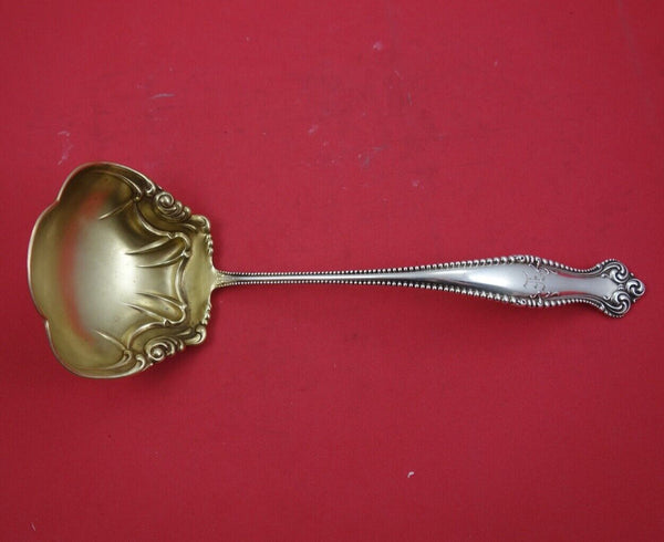 Canterbury by Towle Sterling Silver Oyster Ladle Gold Washed Lobed 10 1/2"