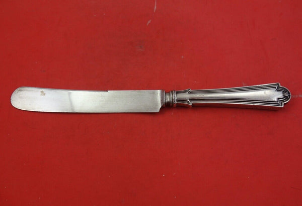Hermita by SSMC-Saart Sterling Silver Dinner Knife with Blunt Silverplate 9 3/4"