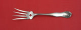 Lancaster by Gorham Sterling Silver Beef Fork splayed pierced clover 6 3/4"