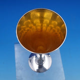 Bulgari Italian Sterling Silver Vase Gold Washed Interior #5313 8 1/4" (#8286-2)