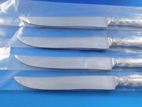 Strasbourg by Gorham Sterling Silver Steak Knife Set 4pc Texas Sized Custom