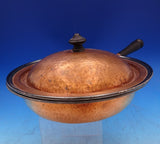 Joseph Heinrichs Mixed Metals Wood Chafing Dish w/ 3-D Rabbits Undertray (#8817)
