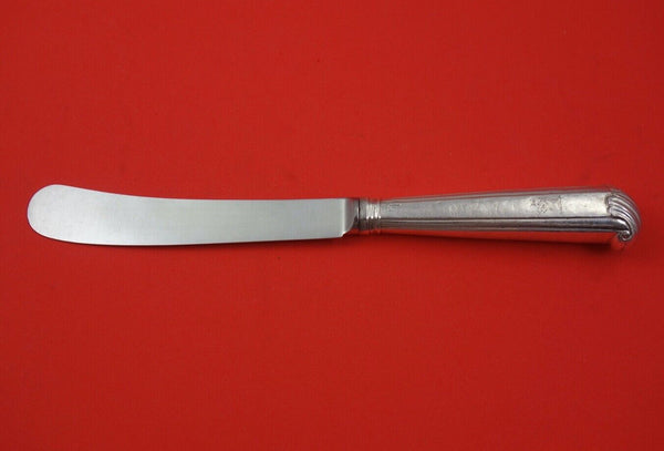 English Georgian Sterling Silver Regular Knife w/ engraved boar 8 7/8"