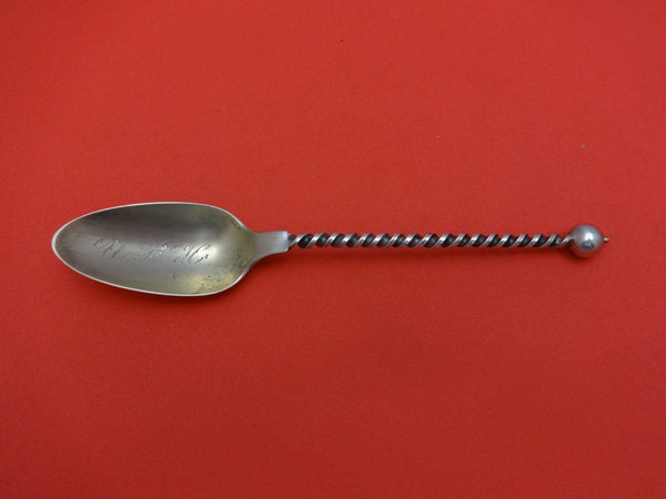 Ball Twist by Towle Sterling Silver Teaspoon Light Gold Washed 5 3/8"