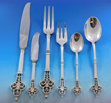 Renaissance by Christofle France Sterling Silver Flatware Service Set 79 pieces