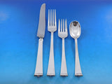 Modern Georgian by Allan Adler Sterling Silver Flatware Set Service 57 pc Dinner