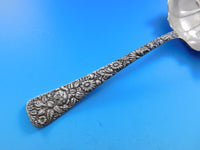 Arlington by Towle Sterling Silver Berry Spoon Large w/ Bright-cut roses 8 7/8"