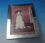 Italian Sterling Silver Picture Frame 4 3/4" x 3 1/4" Vintage c.1940 (#6185)