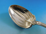 Japanese by Tiffany and Co Sterling Silver Berry Spoon with Ribbed Bowl 9"