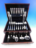 Vendome by Peter Hertz Danish 830S Silver Flatware Set for 8 Service 55 pcs