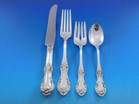 Wild Rose by International Sterling Silver Flatware Set 8 Service 52 pieces