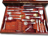 Wave Edge by Tiffany Sterling Silver Flatware Set Service 259 pcs Fitted Chest