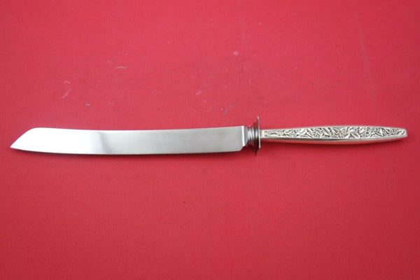 Valencia by International Sterling Silver Wedding Cake Knife w/ guard  13 1/2"