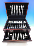 Silver Swirl by Wallace Sterling Silver Flatware Set for 8 Service 52 pcs Modern
