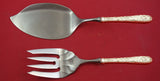 Repousse by Kirk Sterling Silver Salmon Serving Set Fish Custom Made