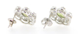 14k Gold Earrings with 1.6ct Genuine Natural Alexandrites and Diamonds (#J648)