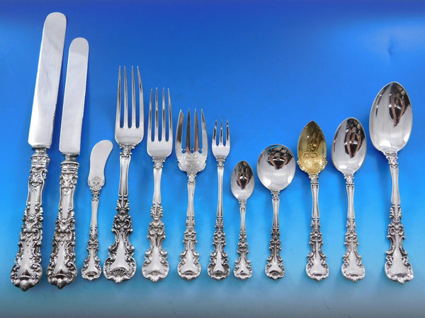 Avalon by International Sterling Silver Flatware Set 12 Service 151 pcs Dinner