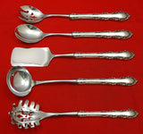 Georgian Rose by Reed and Barton Sterling Silver Hostess Set 5pc HH WS Custom