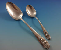 Pendant of Fruit by Lunt Sterling Silver Flatware Set For 12 Service 65 Pieces