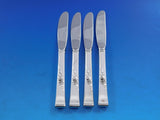 Classic Rose by Reed and Barton Sterling Silver Butter Spreader HH Mod Set 4 pcs