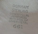 Gorham Sterling Silver Compote with Melamine #661 Modernism 7" Diameter (#0913)