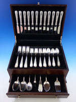Old Maryland Engraved by Kirk Sterling Silver Flatware Set for 12 Service 54 pcs