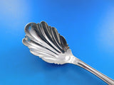 Dew Drop by Shiebler Sterling Silver Sugar Spoon Shell Bowl 7 1/8" Circa 1860