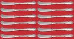 Madeira by Towle Sterling Silver Butter Spreader flat handle Set 12 pcs 5 3/4"