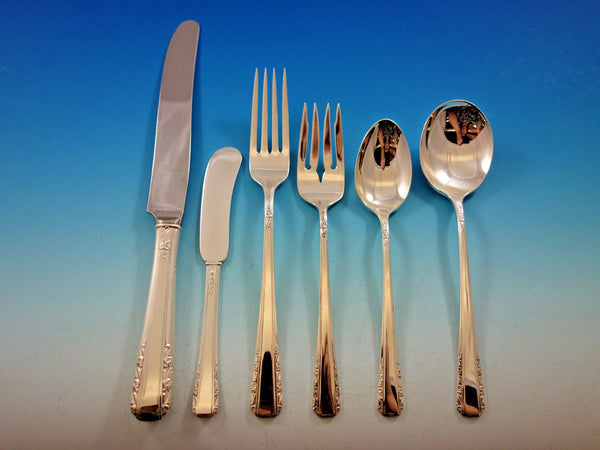 Courtship by International Sterling Silver Flatware Set for 12 Service 77 pieces