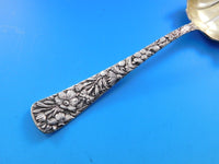 Arlington by Towle Sterling Silver Preserve Spoon GW BriteCut Flower Leaf C mono