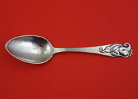 Danish Sterling by Various Makers Sterling Silver Serving Spoon c. 1935 7 3/4"
