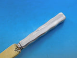 Lap Over Edge Acid Etched by Tiffany Sterling Dessert Knife GW HHAS w/ Branch