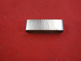 Lebolt Sterling Silver Napkin Ring with Applied Monogram "D" 3" x 7/8" x 7/8"