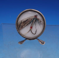 Grey and Co English Estate Sterling Silver Menu Holder w/ Fishing Lure (#6992)