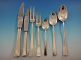 Yugoslavia 800 Silver Flatware Service for 12 Set 84 pcs Dinner Modern Classic