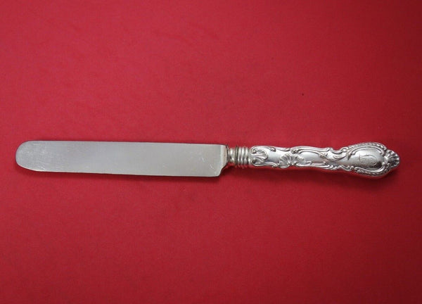 Saxony by Gorham Silverplate Dinner Knife Blunt 9 3/4" Flatware